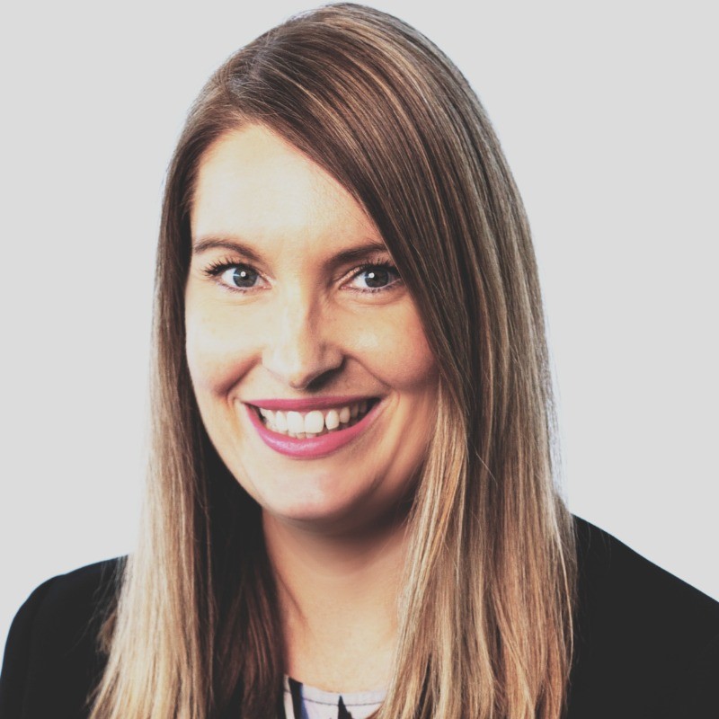 Anna O’Shea, founder of Tilb — hover or tap to reveal LinkedIn QR code